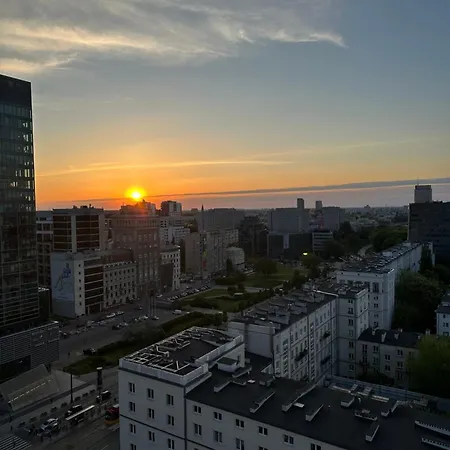 View Centrum Metro X2 Wifi 600 Mbs Smart Tv Panorama Miasta Apartment Warsaw